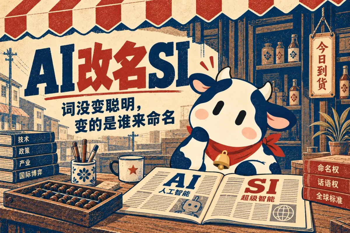 AI 改名 SI：词没变聪明，变的是谁来命名