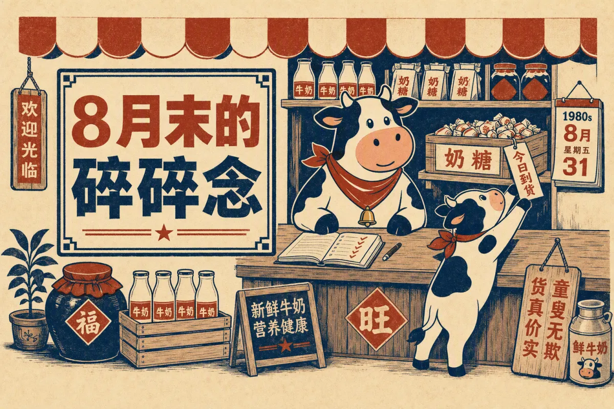 8月末的碎碎念