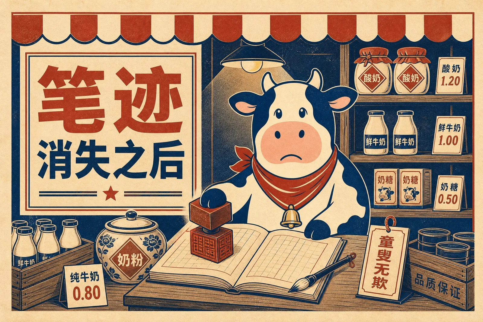 笔迹消失之后