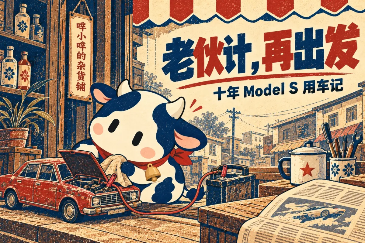 当马斯克的车开始上天,我刚给十年前的 Model S 叫了次搭电救援