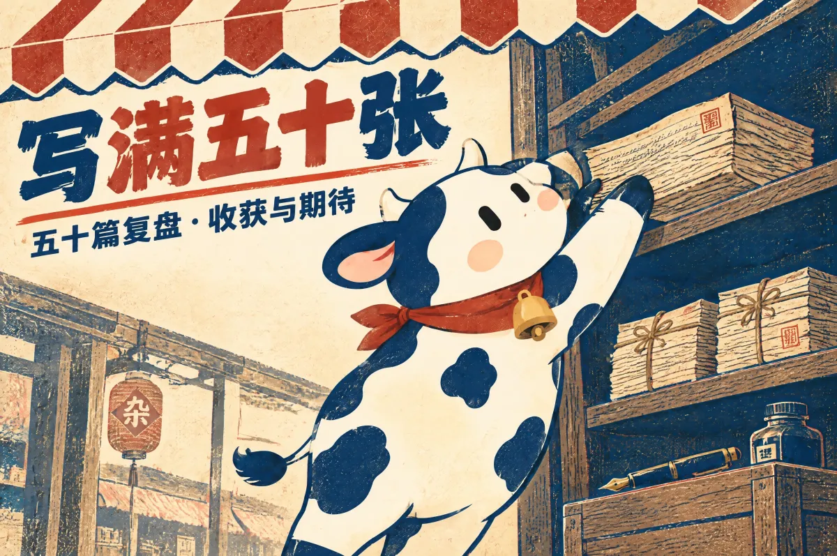 写完50篇之后,我得到了什么,又在期待什么