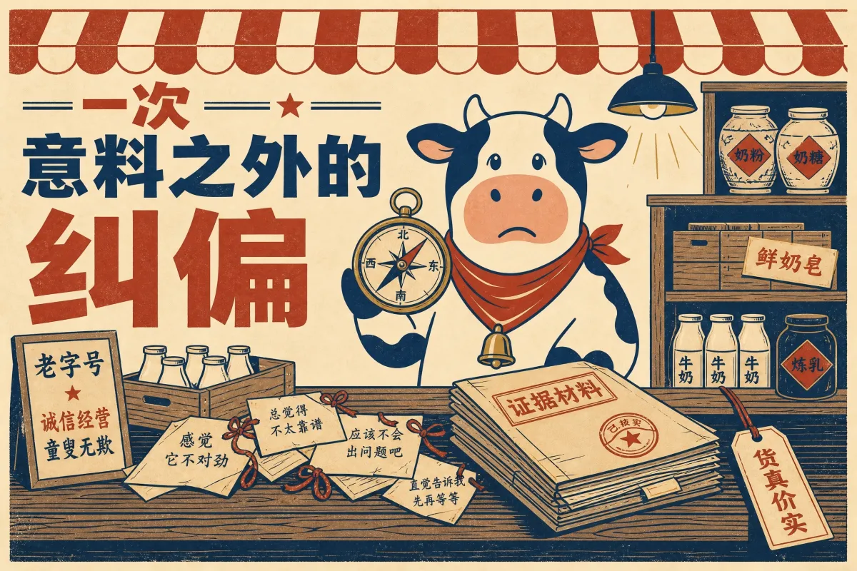 一次意料之外的纠偏