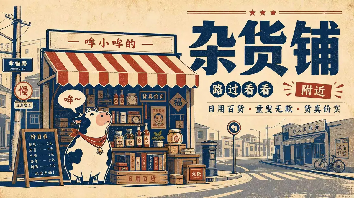 杂货铺开张——附近消失之后，我想摆个摊